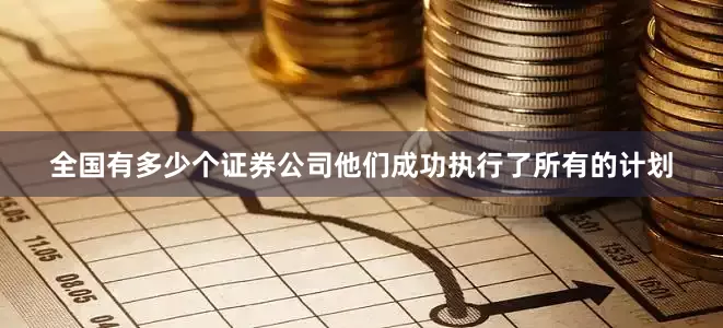 全国有多少个证券公司他们成功执行了所有的计划