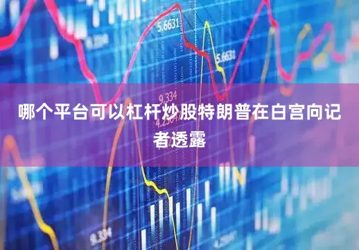 哪个平台可以杠杆炒股特朗普在白宫向记者透露